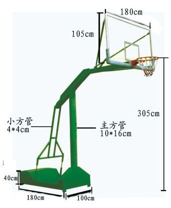 标准篮球架尺寸和高度详解，让你轻松选购最合适的篮球架-第3张图片-www.211178.com_果博福布斯