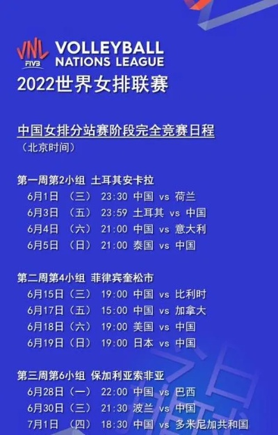 2023中国女排联赛比赛日程 详细赛程安排-第2张图片-www.211178.com_果博福布斯